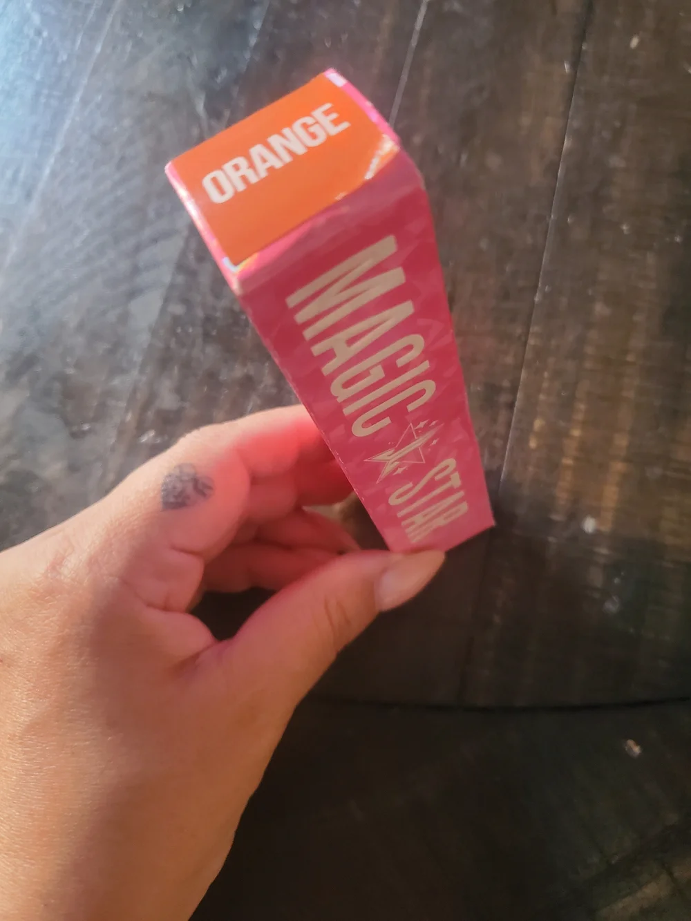 Jeffree Star Orange Correcting Concealer with Pink Packaging
